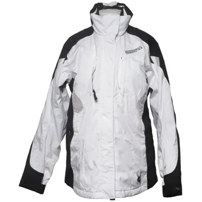 Skijakke (Hvid, Sort) fra Spyder Polyamid, Polyester, Viscose