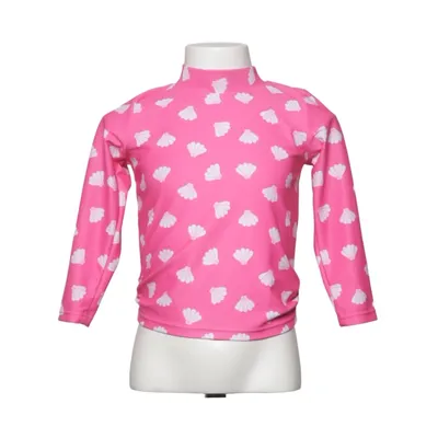 T-shirt de natation (Rose, Blanc) de George Élasthane, Polyester