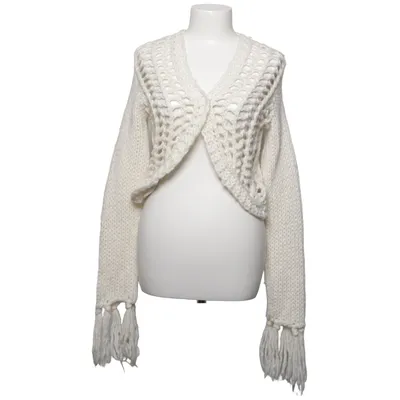 Cardigan (Blanc) de Siste's Acrylique, Laine