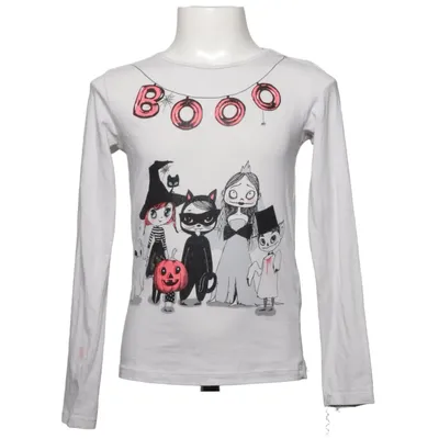 Långärmad t-shirt (Vit) från H&M Kids Elastan, Bomull