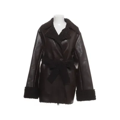Shearlingjacka (Brun) från NA-KD Polyester, Polyuretan