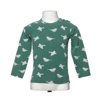 Long sleeve T-shirt (Green, White) from Carlijnq Elastane, Organic cotton