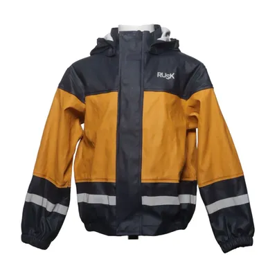 Regnjacka (Blå, Gul, Grå) från Rusk Polyester, Polyuretan