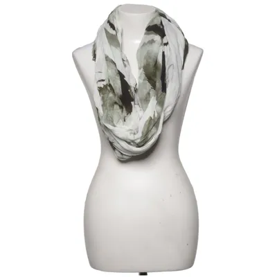 Infinity scarf (Wit, Groen) van WERA Stockholm