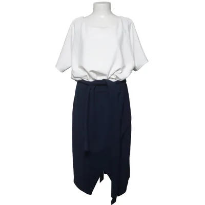 Dress (Blue, White) from Bodyflirt Elastane, Polyester