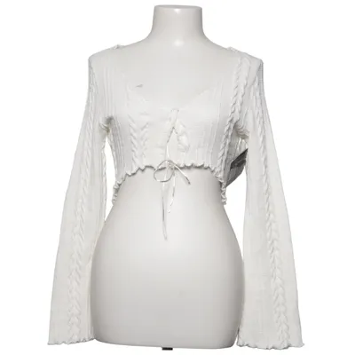 Slå om-cardigan (Flirty Tie Cable Cardigan) fra NLY Trend Elastan, Polyester