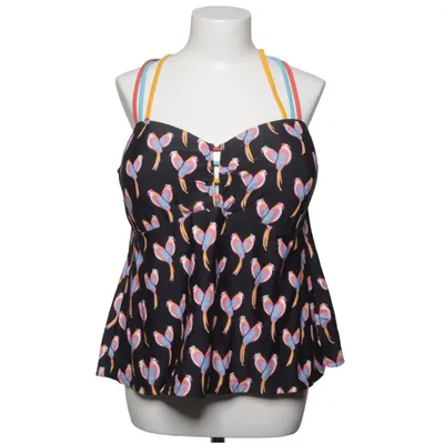 T-shirt de natation (Noir, Multicolore) de Ulla Popken Élasthane, Polyamide