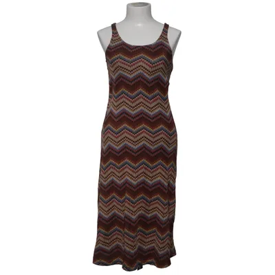 Långklänning (Brun, Flerfärgad) från Mango Casual Polyester, Viskos