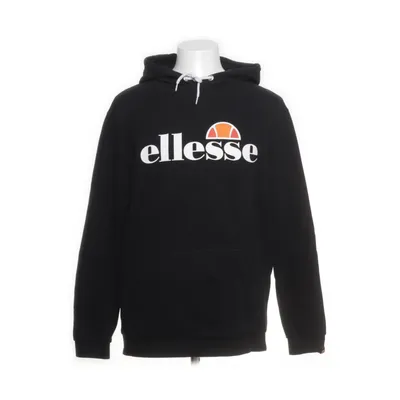 Hoodie (Black, Multicolored) from Ellesse Cotton, Polyester