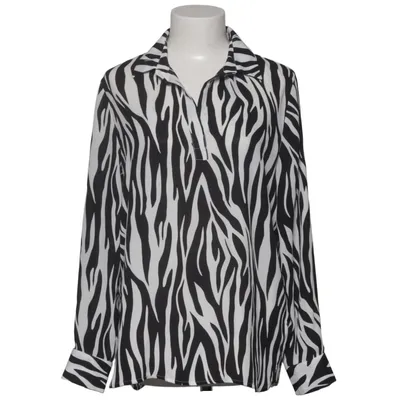 Blouse (Black, White) from Incity