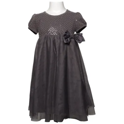 Dress (Gray) from Vintage Skill Cotton, Polyester