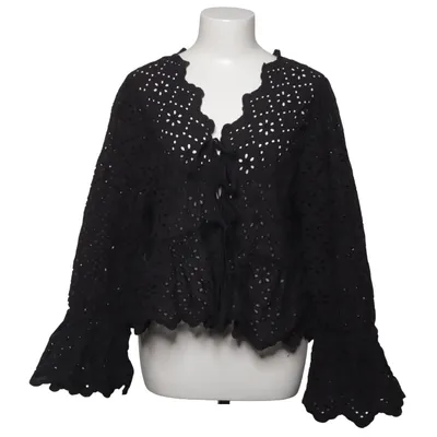 Wrap blouse (Black) from Lindex Cotton
