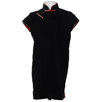 Cheongsam (Black, Red, Multicolored) from Shanghai Tang Viscose