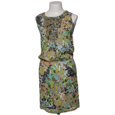 Dress (Green, Blue, Multicolored) from Talking French Elastane, Silk