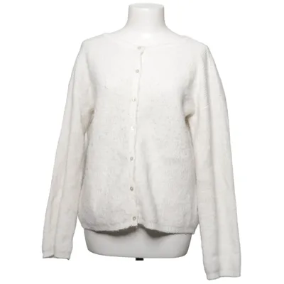 Cardigan (Blanc) de WE Fashion Polyester recyclé, Laine
