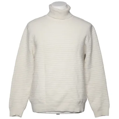 Pul à col roulé (Beige) de Wool & Co Laine de mouton