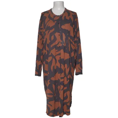 Skjortekjole (Brun, Grå, Flerfarvet) fra House of Lola Modal, Polyester