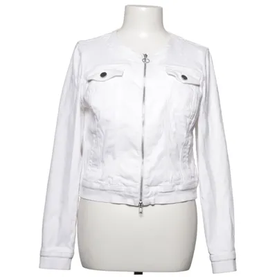 Veste en jean (Blanc) de Mybc Coton, Élasthane