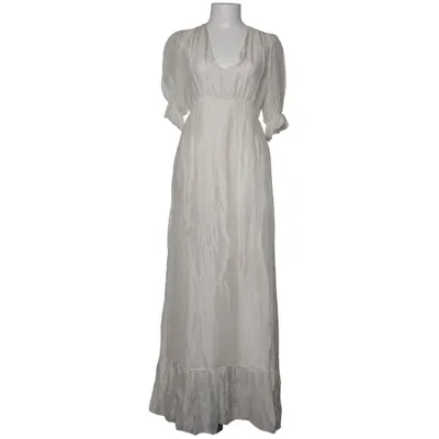 Maxi dress (White) from Lab Industries by KappAhl Silk, Viscose