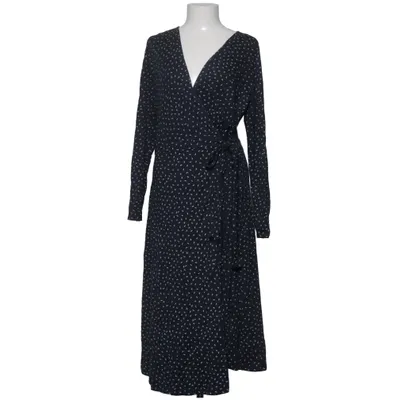 Omlottklänning (Blå, Vit) från People Tree Ekologisk bomull