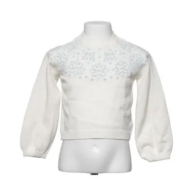 Sweater (Hvid, Grå) fra Tahari Akryl, Bomuld, Metallfiber, Nylon, Polyester