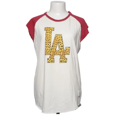 T-shirt (Wit, Rood, Meerkleurig) van Burning Palms Katoen, Polyester