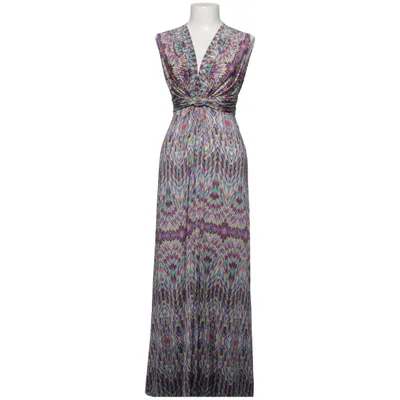 Robe longue (Multicolore) de Maille Demoiselle Élasthane, Polyester