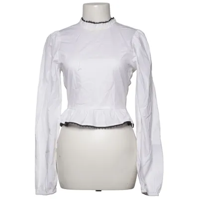 Blouse (Wit, Meerkleurig) van Divided by H&M Katoen
