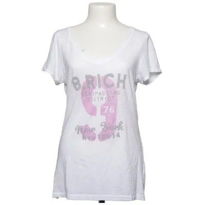 T-shirt (Vit, Lila) från Rich & Skinny Bomull, Modal