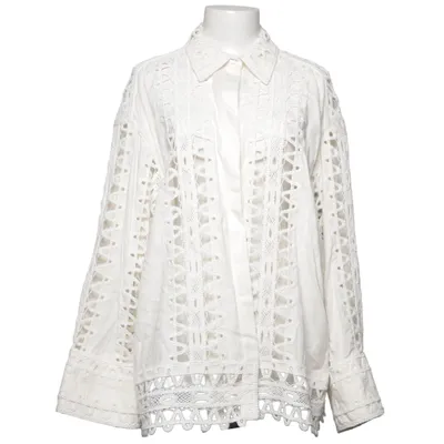 Shirt (Wit) van H&M Trend Linnen, Polyester, Viscose