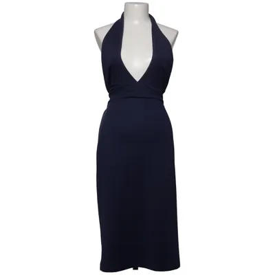 Halternek jurk (Blauw) van Lost Ink Elastaan, Polyester