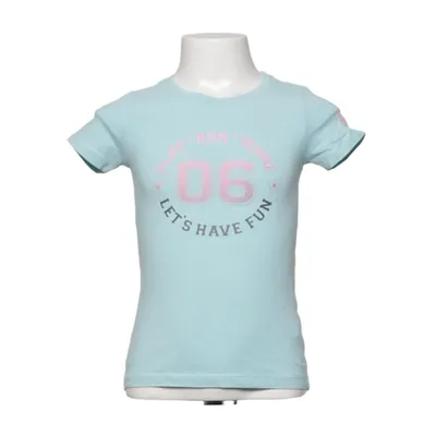 T-shirt (Blå, Rosa) från Mangoon Bomull, Elastan