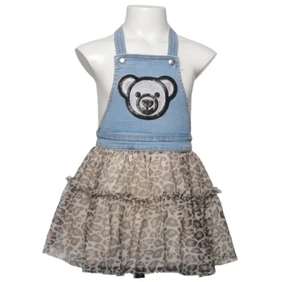 Dungaree dress (Blue, Beige, Brown) from Original Marines Cotton, Elastane, Polyester