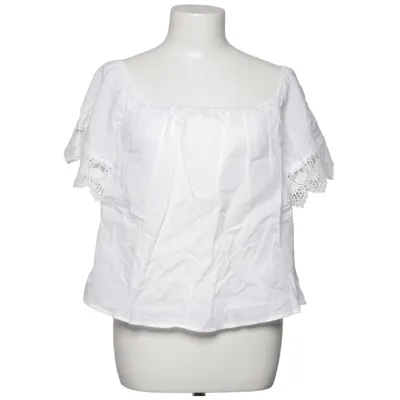 Haut (Blanc) de Express Coton, Lin, Polyester