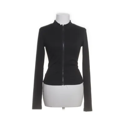 Träningsjacka (Svart) från Shein Elastan, Polyester