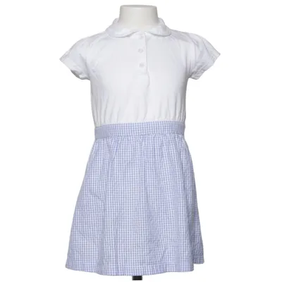 Jurk (Blauw, Wit) van Next School Katoen, Polyester