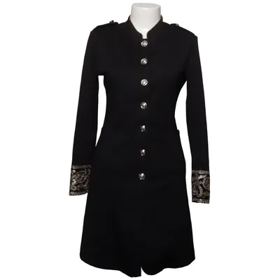 Coat (Black) from Co-Ika Elastane, Polyester