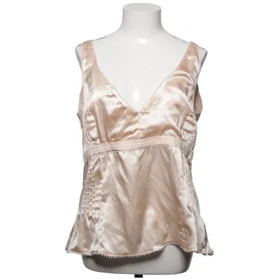 Tanktop  (Beige) fra Decor Elegance Noa Noa Bomuld, Silke