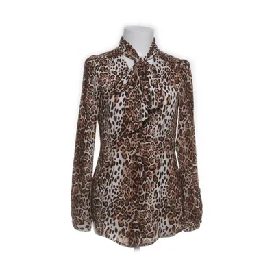 Knytblus (Brun, Svart, Vit) från White House Black Market Polyester