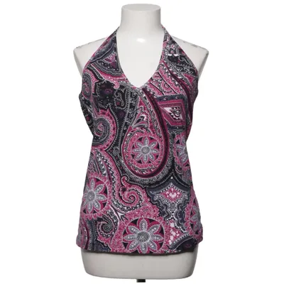Halterneck top (Pink, Flerfarvet) fra Street One Bomuld, Elastan