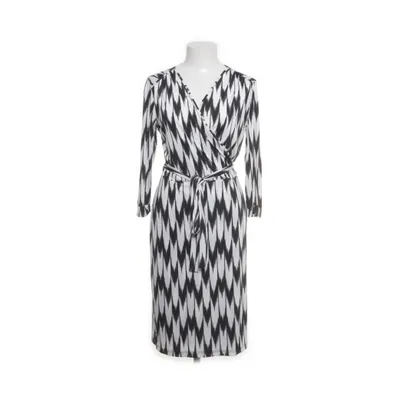 Wrap dress (White, Black) from Ilse Jacobsen Hornbæk Elastane, Polyester