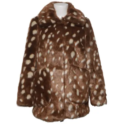 Vinterfrakke (Brun, Hvid) fra Jakke Polyester