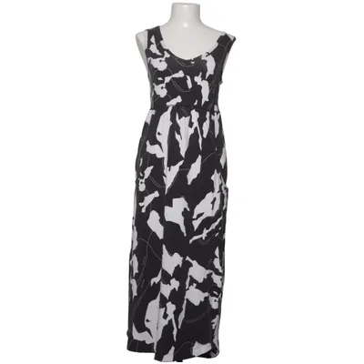 Maxi jurk (Zwart, Wit) van House of Lola Katoen, Elastaan