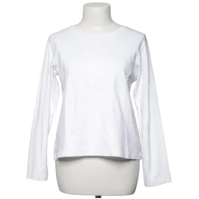 Long sleeve T-shirt (White) from Uniqlo Cotton, Elastane