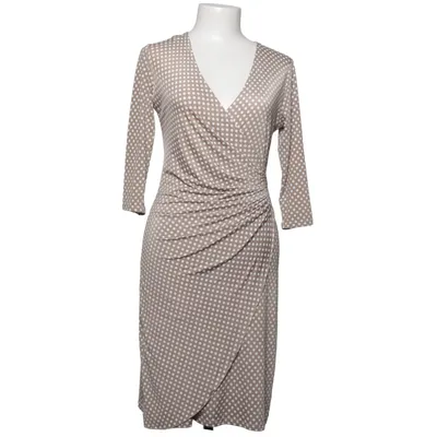 Wrap dress (Beige, White) from Revdelle
