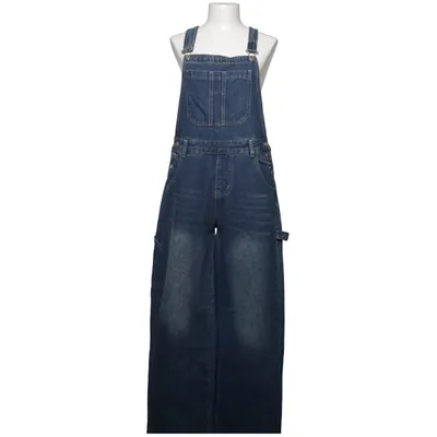 Tuinbroek (Blauw) van Dazy Katoen, Polyester, Viscose