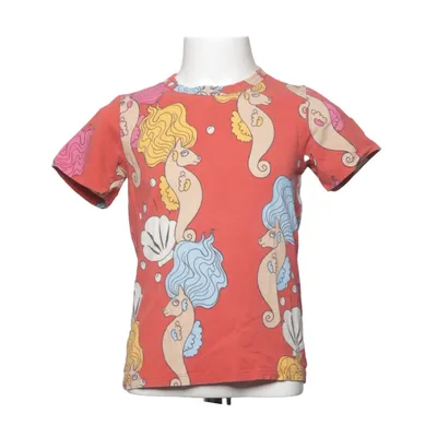 T-shirt (Rød, Flerfarvet) fra Mini Rodini Elastan, Tencel