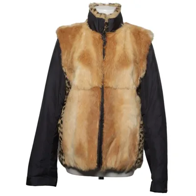 Pelz­ja­cke (Schwarz, Braun) von Di Bari Pelz, Polyamid, Polyester