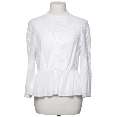 Blouse (Wit) van French Connection Katoen, Polyamide