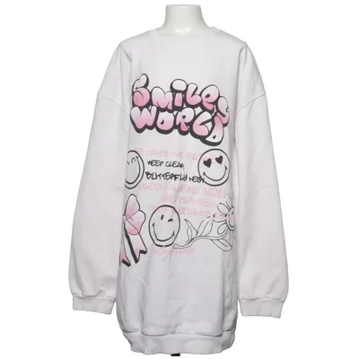 Sweatshirt (Blanc, Rose) de Smiley World Coton, Polyester